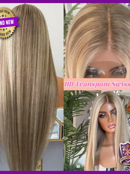 Human Hair Lace Front Wig 150% Density Glueless Pre Plucked main image 6